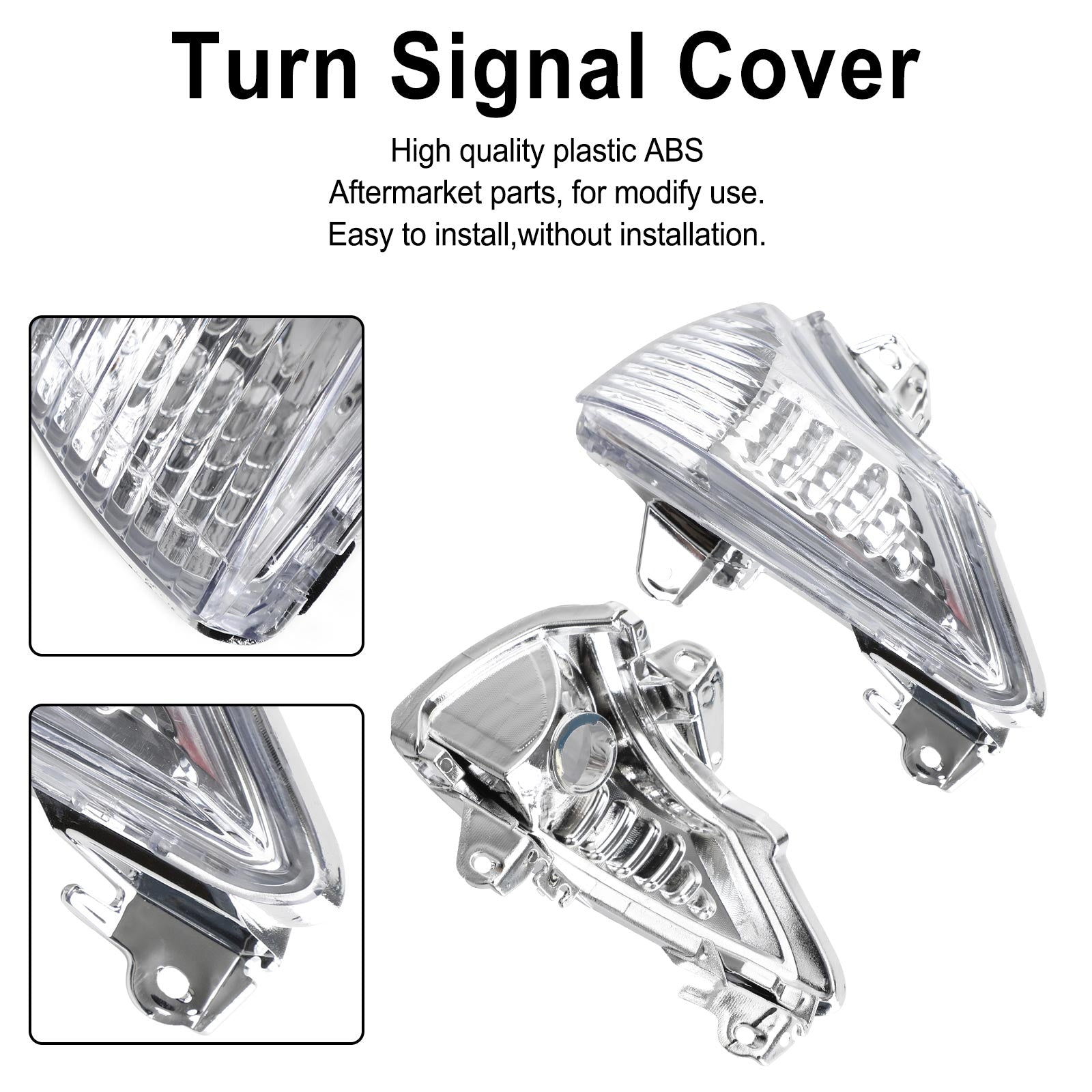 Front Turn Signals Cover For Kawasaki ER-6N EX650 Ninja 650 400R EX400 Generic