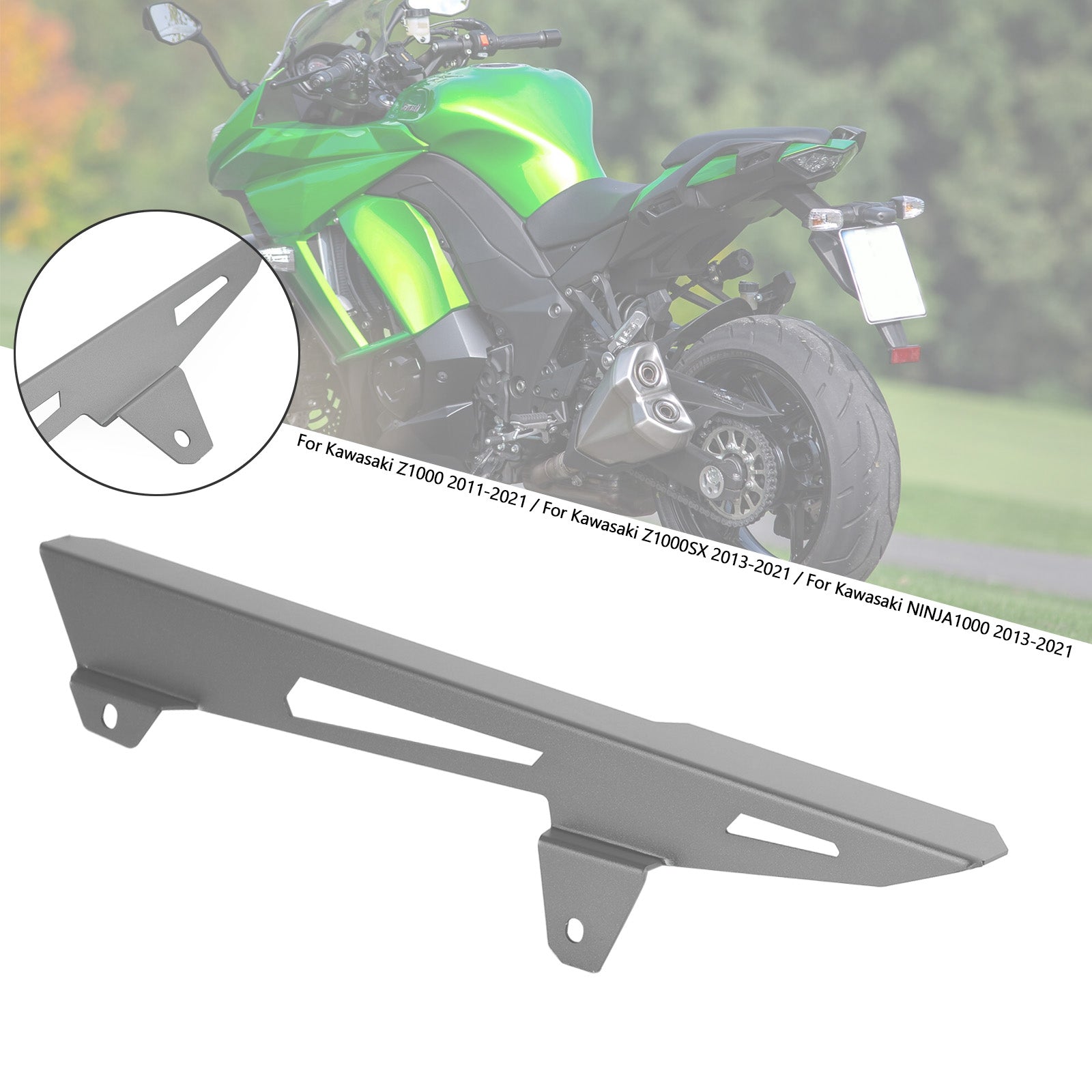 Sprocket Chain Guard Cover For Kawasaki Z1000SX NINJA 1000 Z1000 11-21