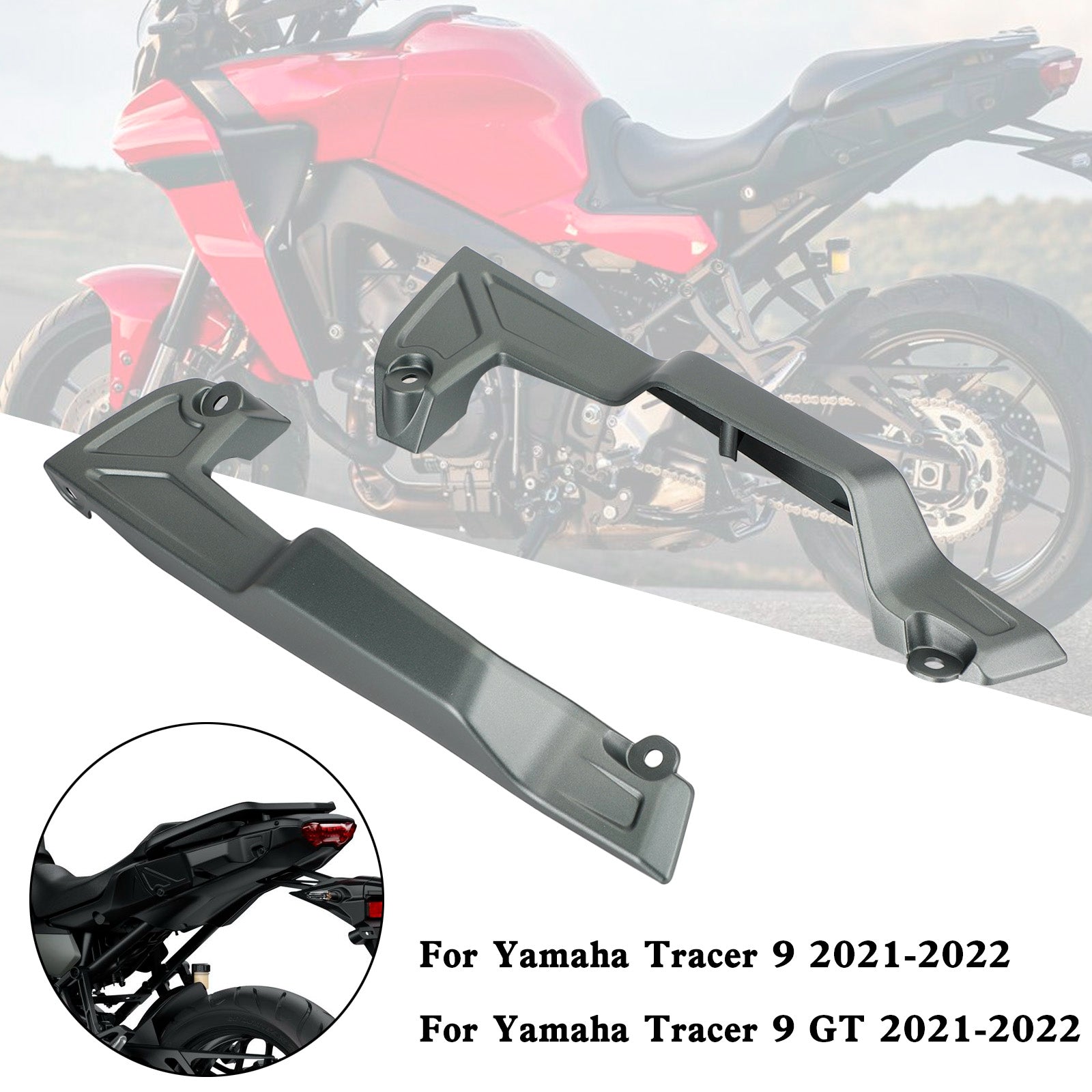 Rear Tail Seat Side Fairing Covers For Yamaha Tracer 9 GT 2021-2022