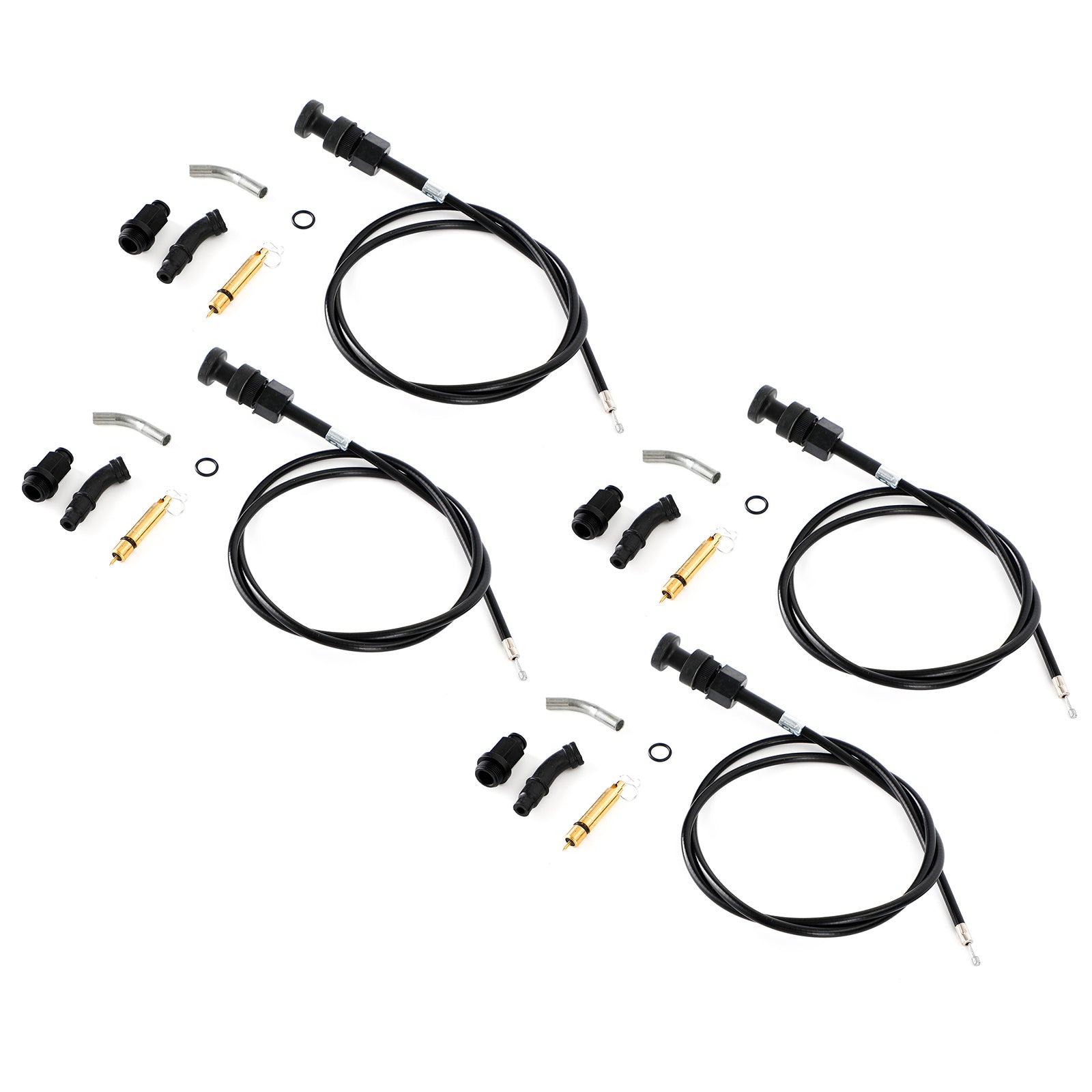 4x Kit de émbolo de cable de estrangulación de carburador apto para Honda Rancher TRX350 FM TM 00-06 genérico