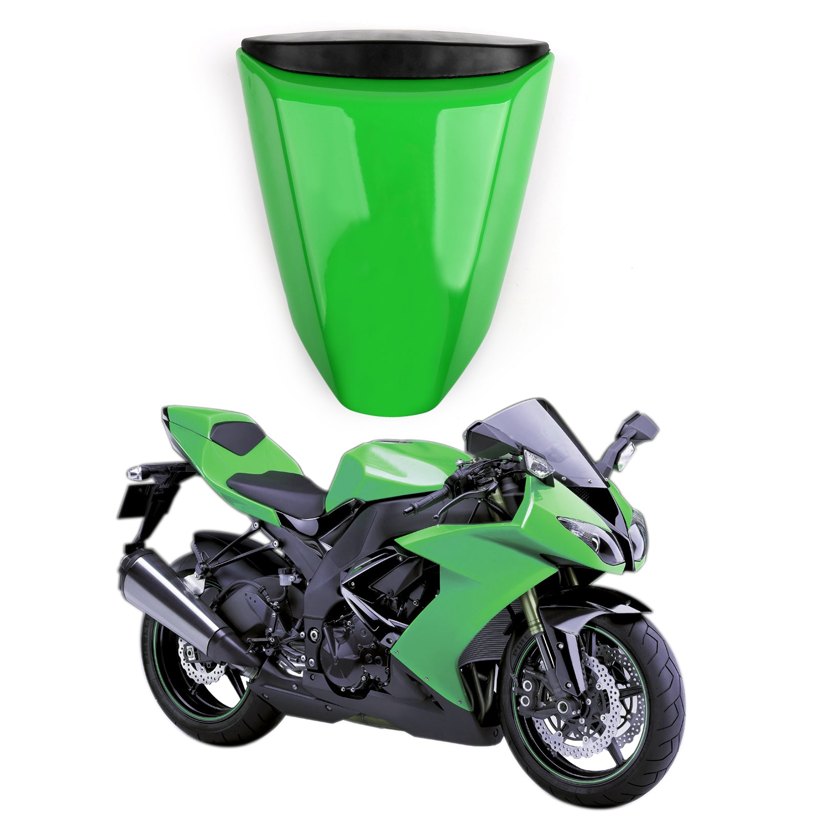 Kawasaki ZX10R ZX 10R 2008–2009 Rücksitzbezug