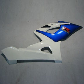 Amotopart 2005-2006 Suzuki GSXR 1000 Kit de carenado azul y blanco