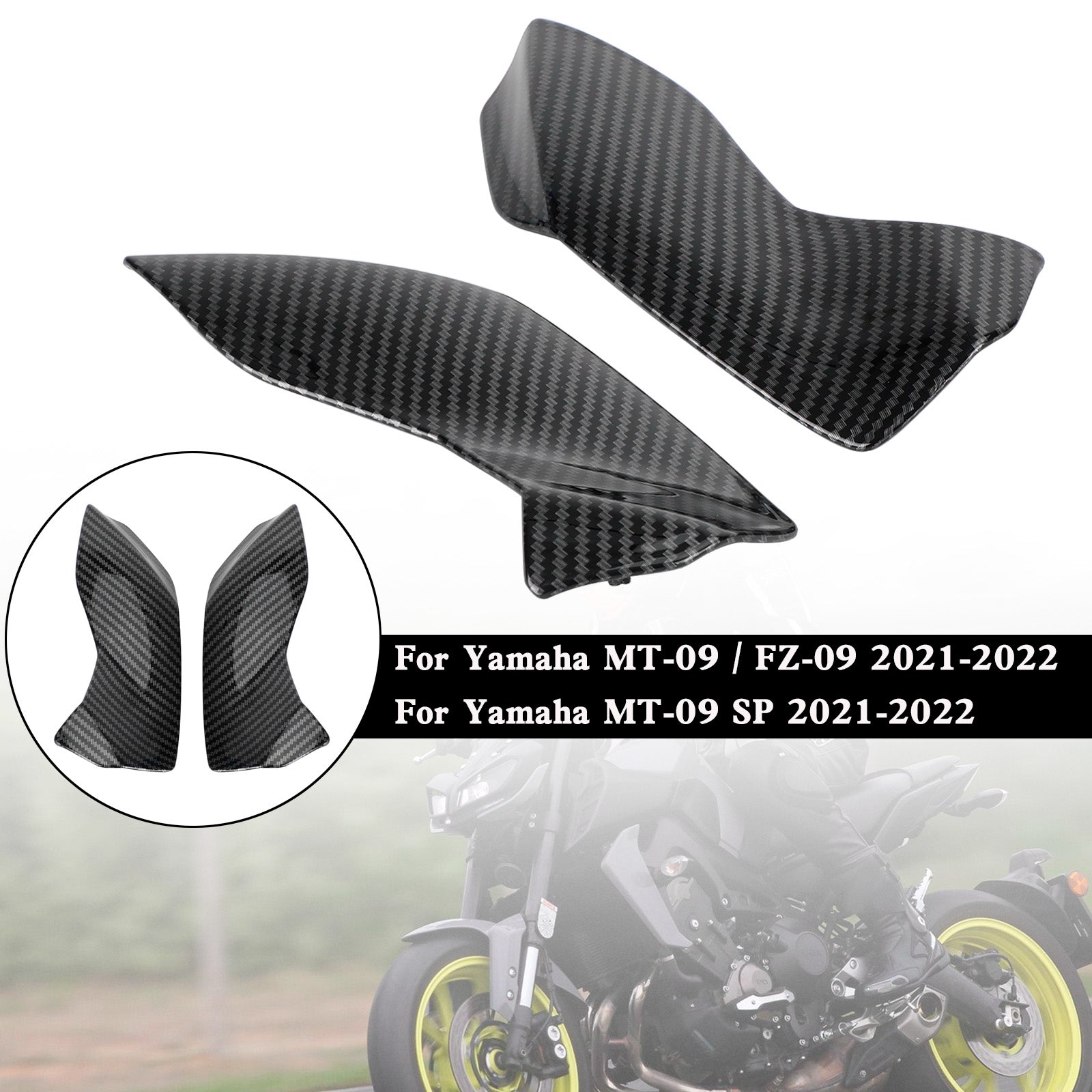 Seitenverkleidung der Scheinwerferverkleidung für Yamaha MT-09 FZ09 MT-09 SP 2021-2022