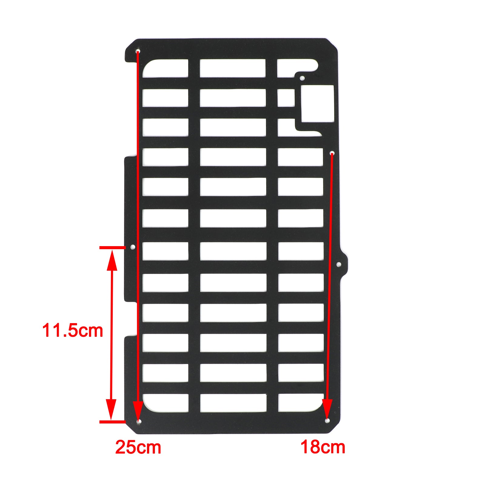 Couvercle de protection de radiateur, protecteur de radiateur en métal noir, adapté pour Honda Crf300L 21-22 générique