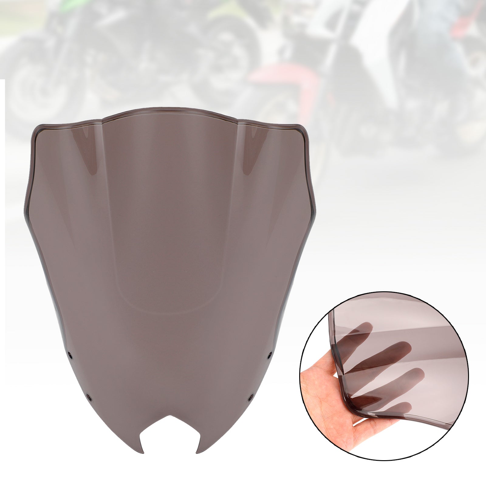 ABS Motorcycle Windshield WindScreen fit for Yamaha FZ6R FZ-6R FZS600 2009-2015