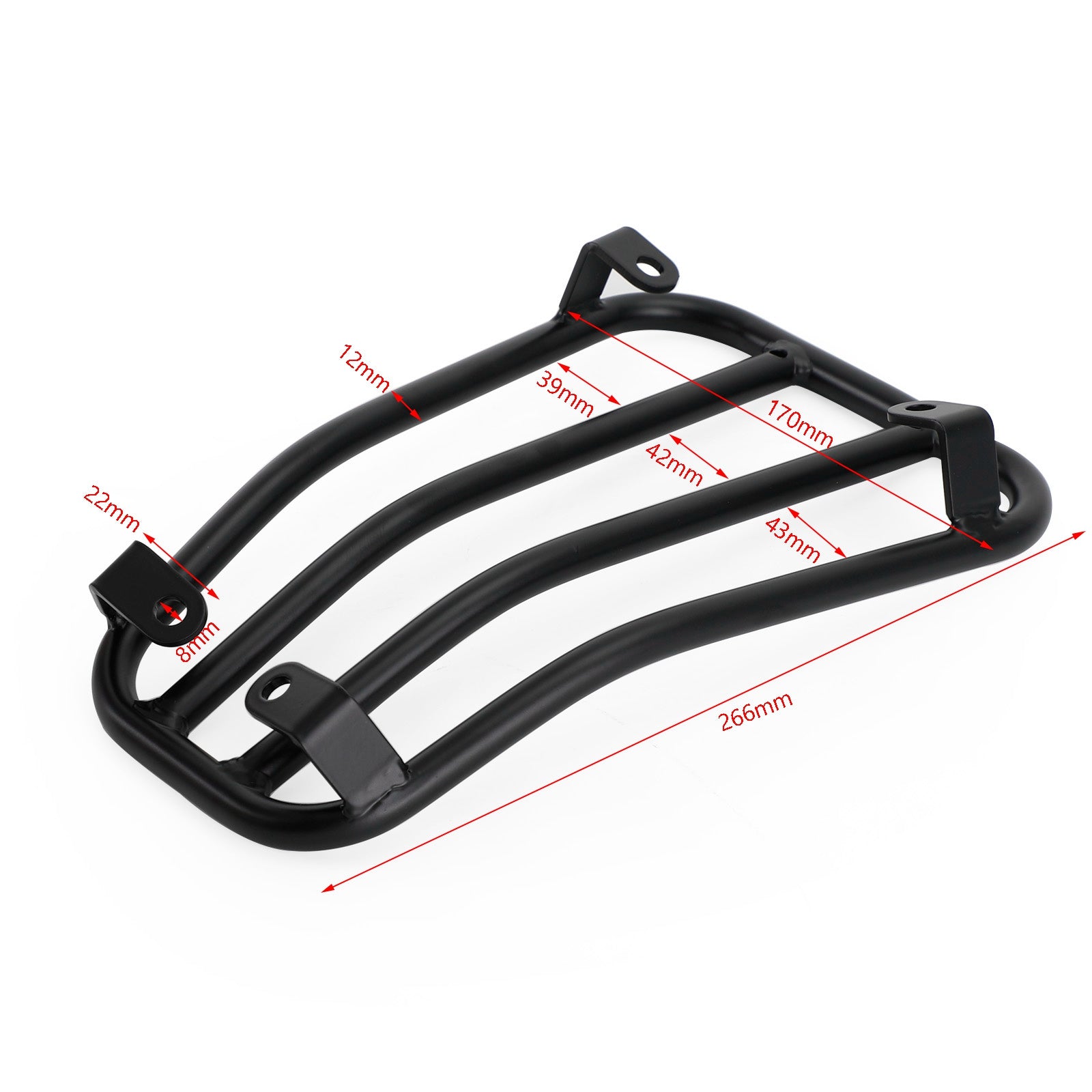 Floor Board Luggage Rack Black For Vespa Primavera Sprint 50 125 150 ccm