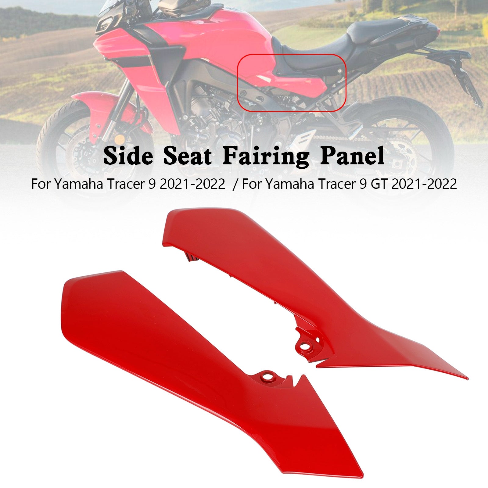 Rear Tail Side Seat Fairing Panel Cowl For Yamaha Tracer 9 GT 2021-2022