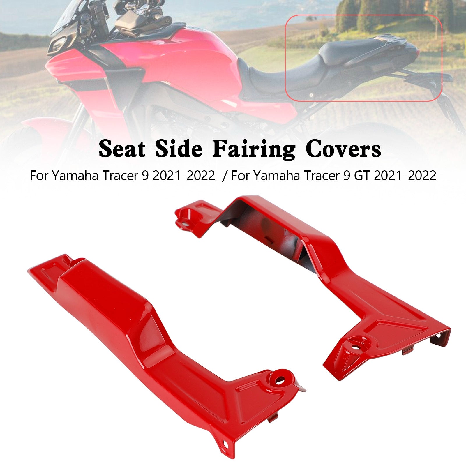 Rear Tail Seat Side Fairing Covers For Yamaha Tracer 9 GT 2021-2022