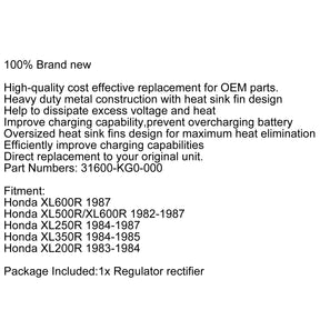 Regler Gleichrichterspannung für Honda XL600R XL500R/XL600R XL250R/350R/200R