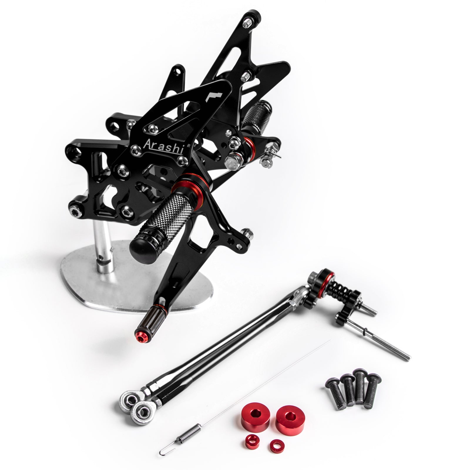 CNC Aluminum Rearsets Footpegs For Honda CBR 600 RR RRA PC40 2009 - 2022 Generic FedEx Express Shipping