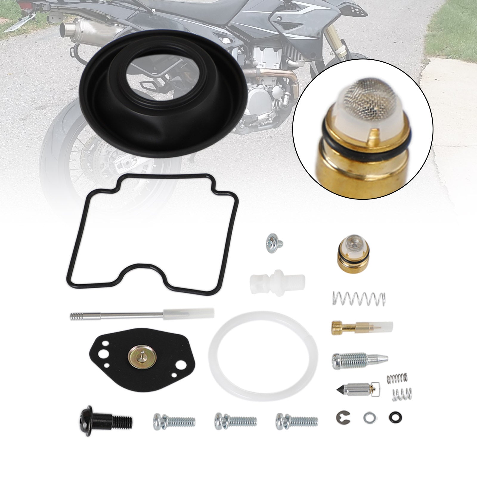 Kit de réparation de reconstruction de carburateur adapté pour Suzuki DRZ400 DRZ400E DRZ400S DRZ400SM générique