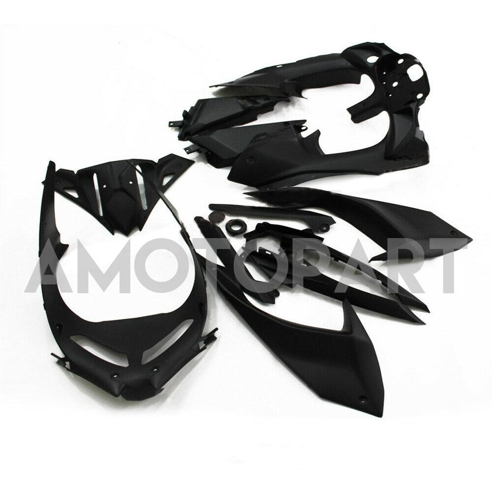 Amotopart Kawasaki Ninja 650 EX650 2017-2019 Carenado negro brillante