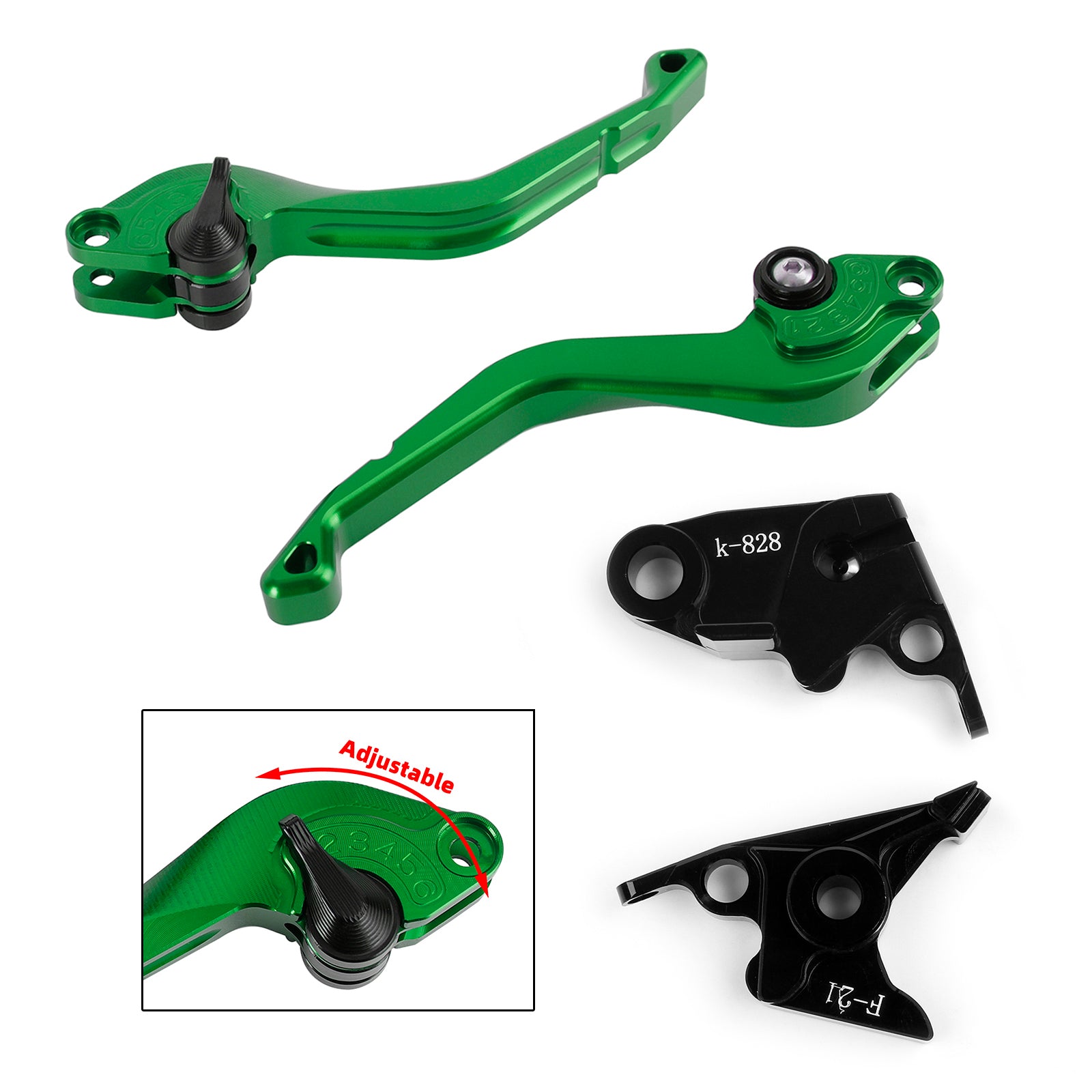 CNC Short Clutch Brake Lever fit for Kawasaki Z750 07-12 Z800/E version 13-16