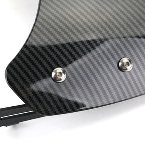 ABS Plastic Motor Windshield WindScreen for Triumph Bonneville T100 T120 Carbon Generic