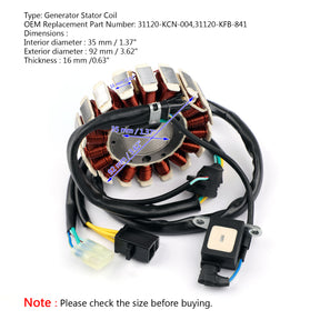 Generator-Statorspule für CLR125 XLR125 98–03 CRF230 SL230 02–09 31120-KFB-841 über Fedex