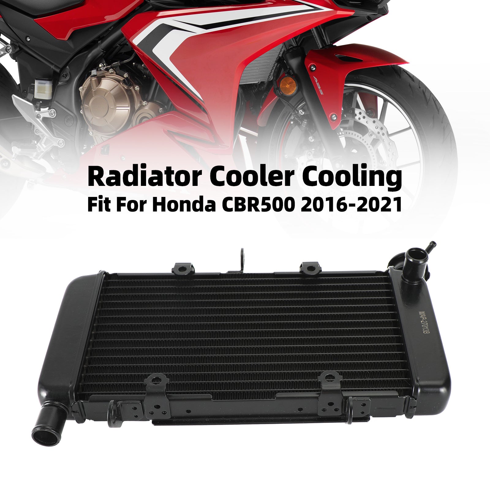 Refroidisseur de radiateur en aluminium adapté à Honda CBR500 CBR 500 2016 – 2021, DHL