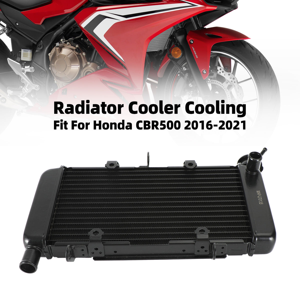Aluminum Radiator Cooling Cooler Fit For Honda CBR500 CBR 500 2016-2021 DHL