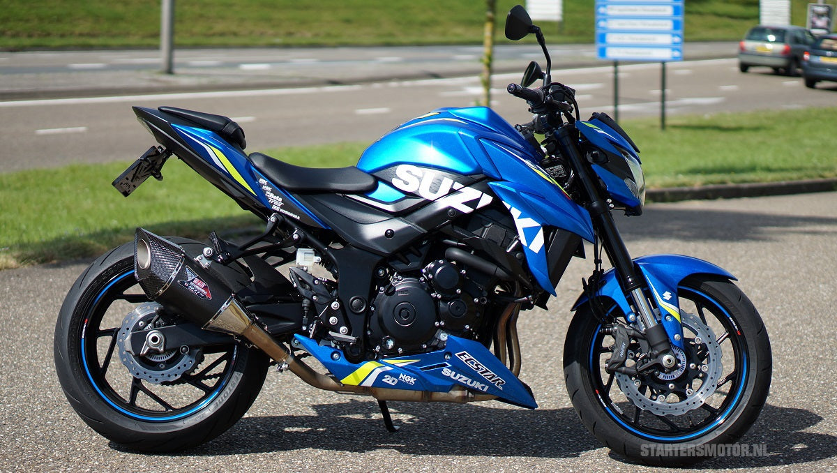 Amotopart 2017-2022 Suzuki GSX-S 750 Verkleidungsset, blau, Style1