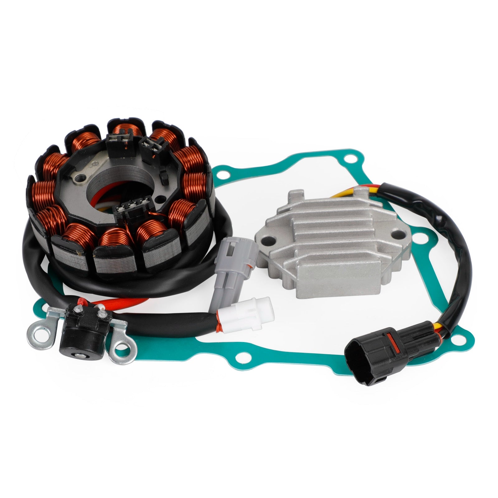 Magneto-Stator + Spannungsgleichrichter + Dichtung für Yamaha ATV YFZ450 2004–2008 Generic