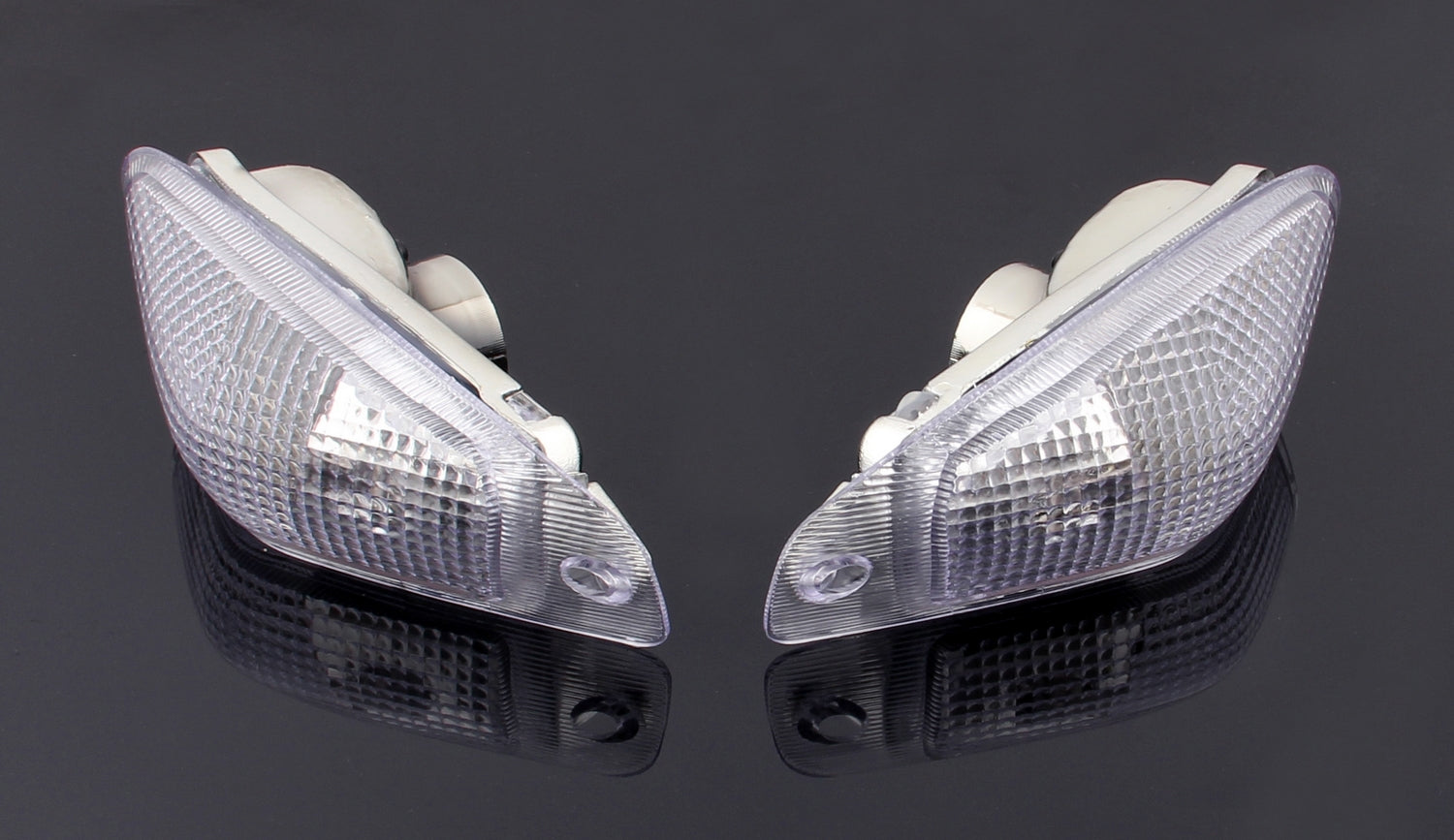 Front Turn Signals Lens For Kawasaki ZZR600 ZX600E 1994-2004 Clear