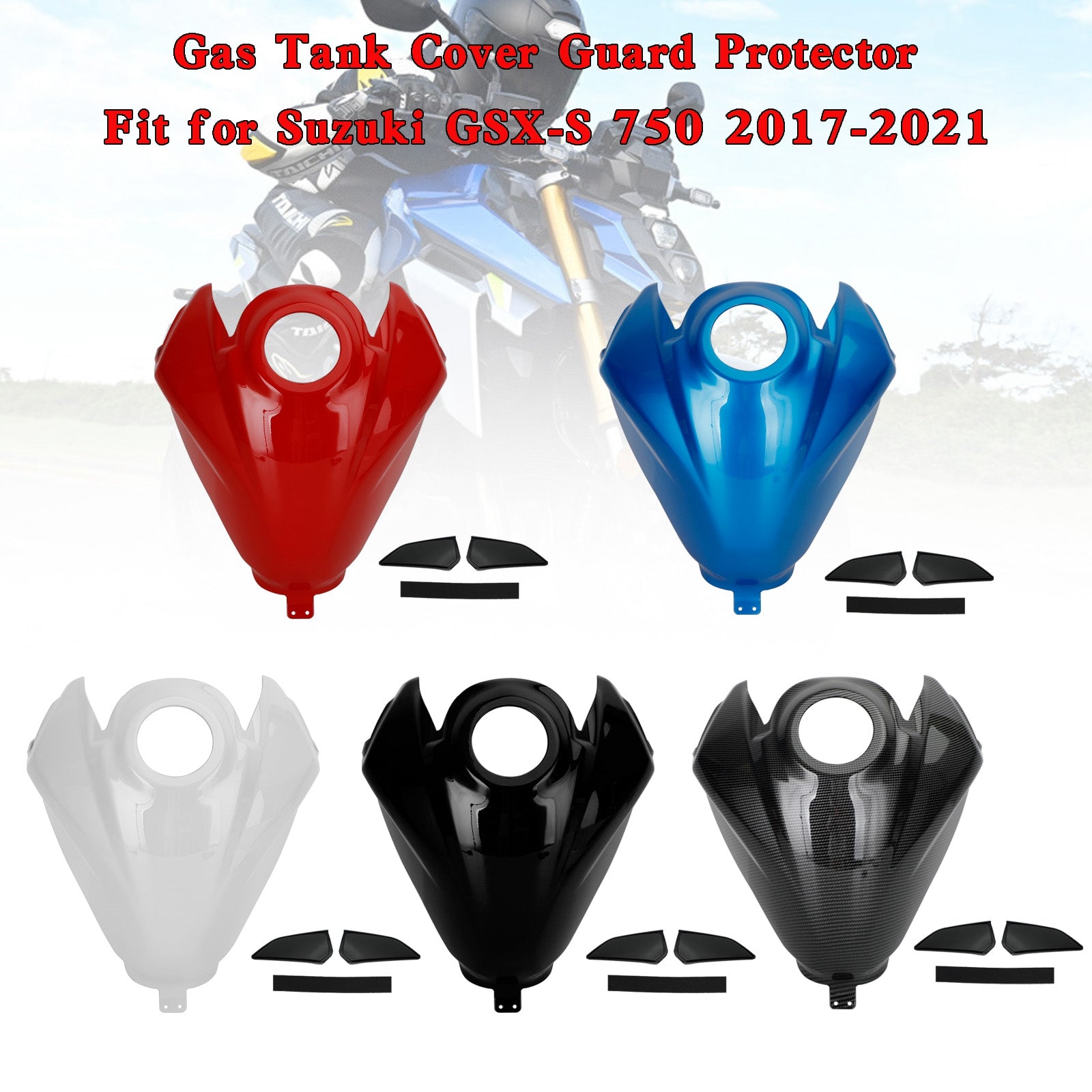 2017-2021 Suzuki GSX-S 750 GSXS Gas Tank Cover Guard Protector