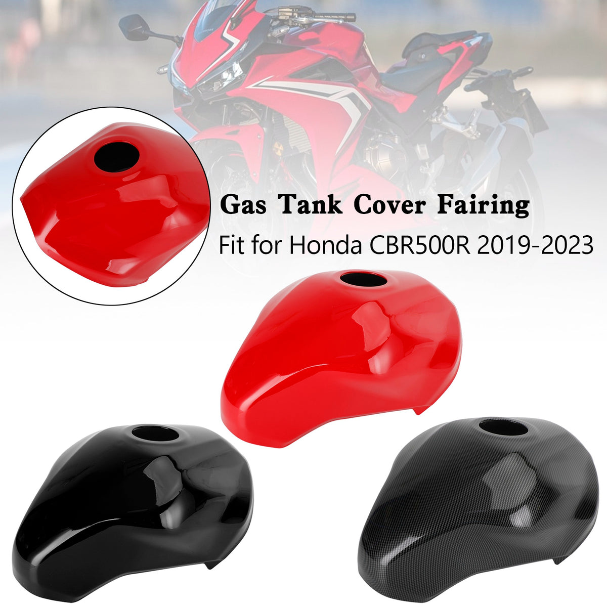 Gas Tank Cover Guard Fairing Protector For Honda CBR500R 2019-2023