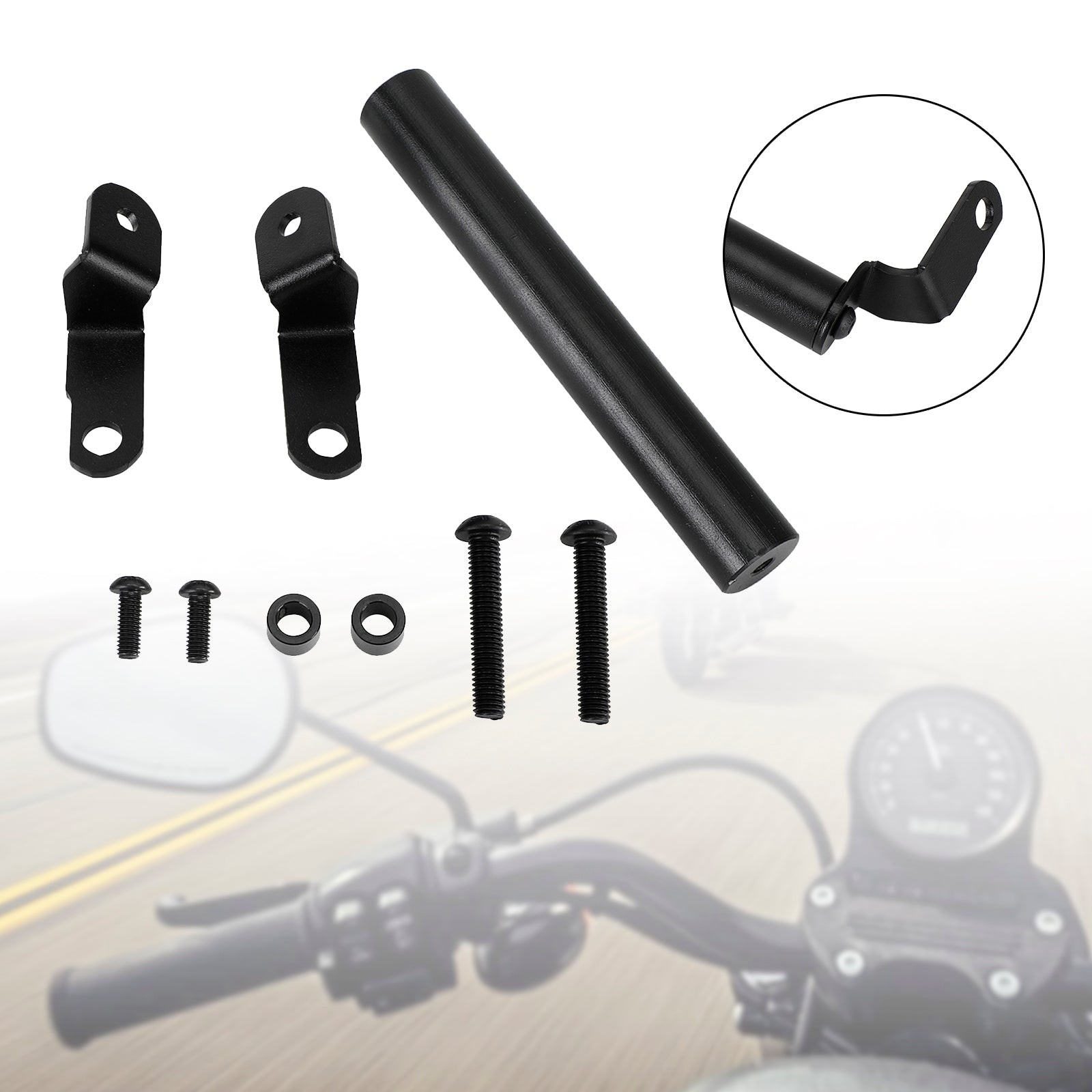 Support de navigation de téléphone support d'extension Gps noir pour Suzuki Gsx-R 125 2018+