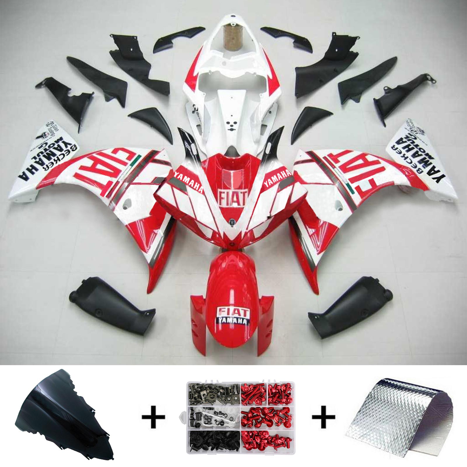 Injection Fairing Kit Bodywork Plastic ABS fit For Yamaha YZF 1000 R1 2009-2011