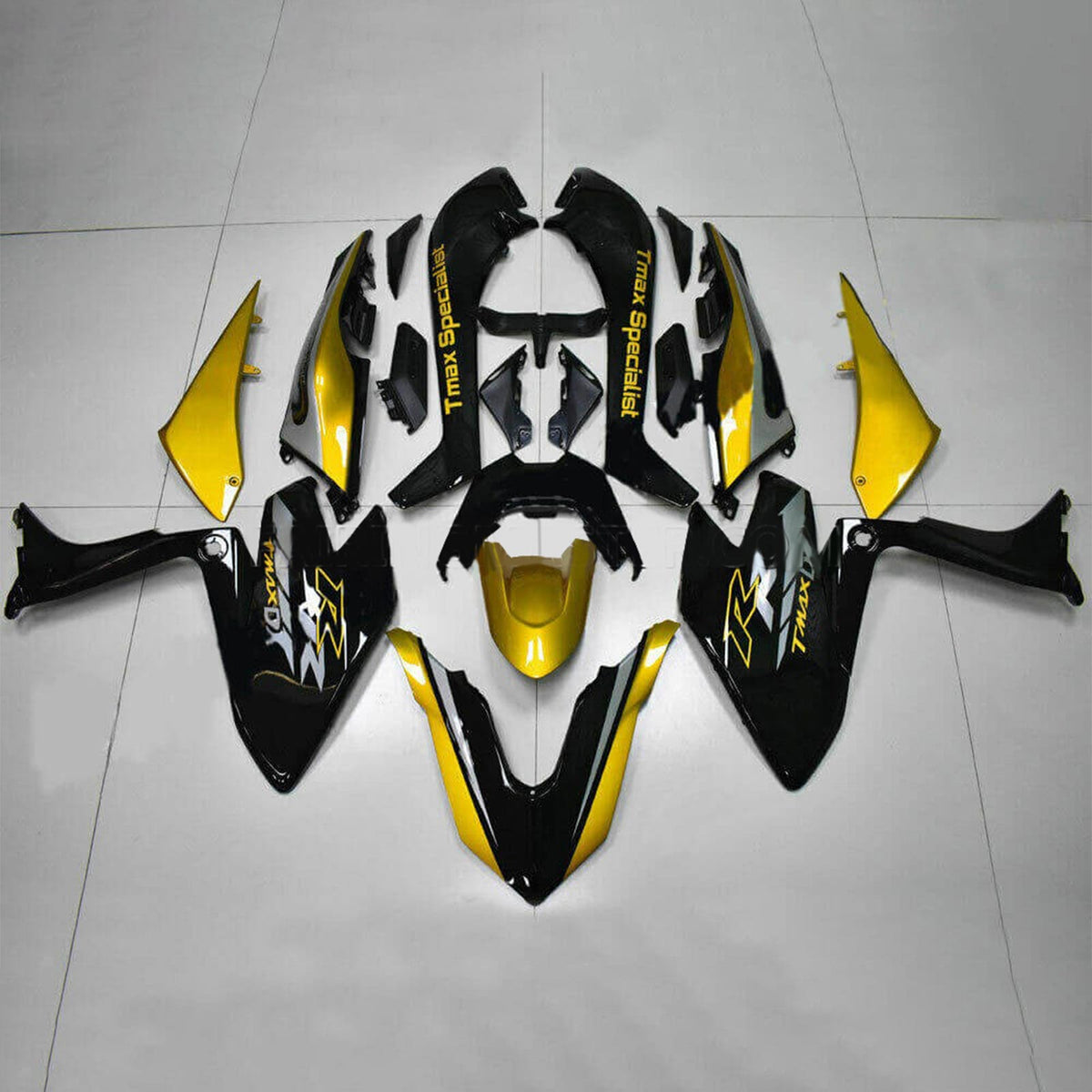 Amotopart 2017-2018 Yamaha T-Max TMAX530 Kit carena giallo e nero