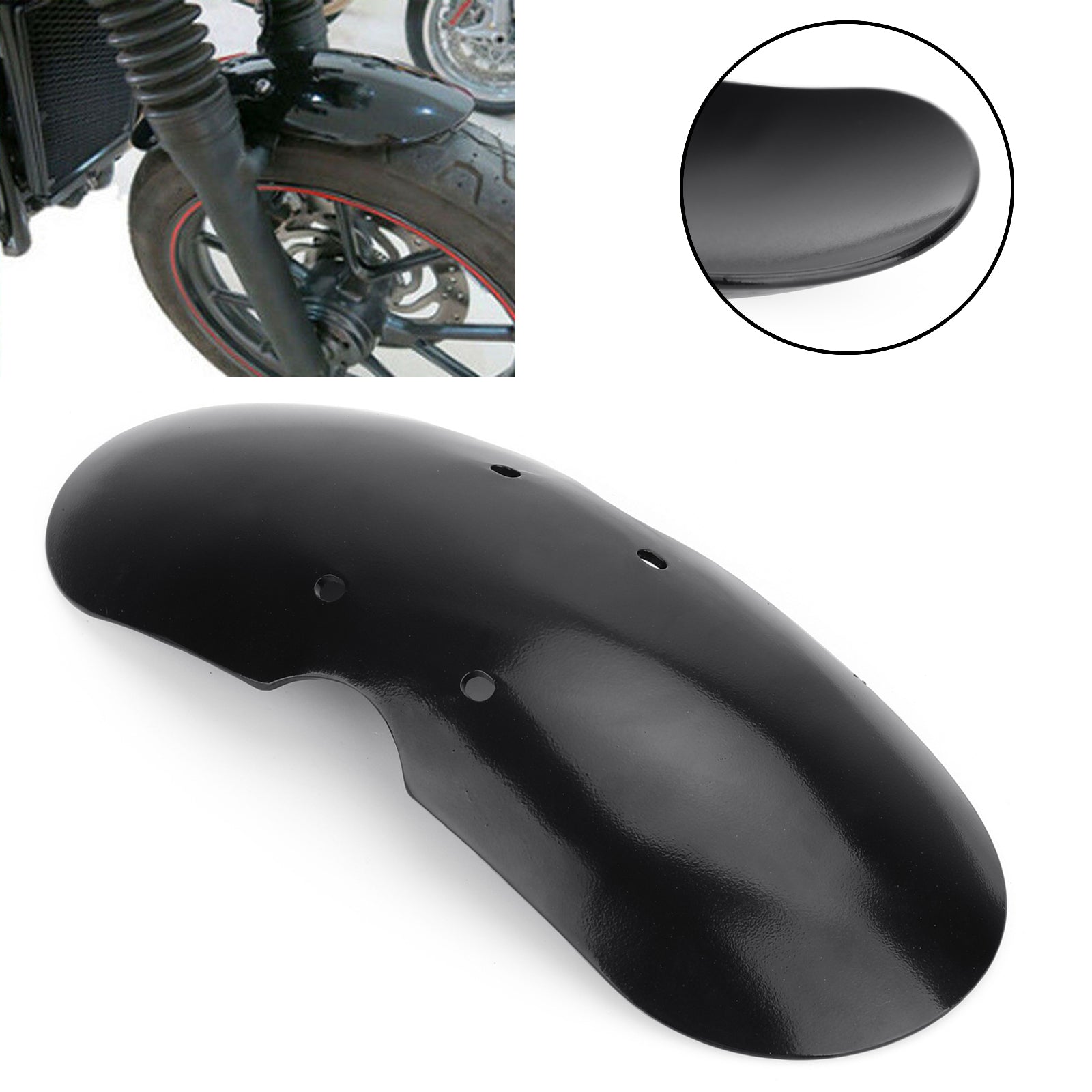 Short Front Fender Mudguard For Triumph Bonneville T100 Scrambler Thruxton 01-16 Generic