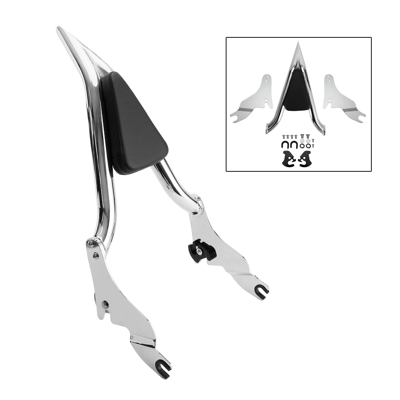 09-22 CVO Road Glide Street Road King Rückenlehne Sissy Bar