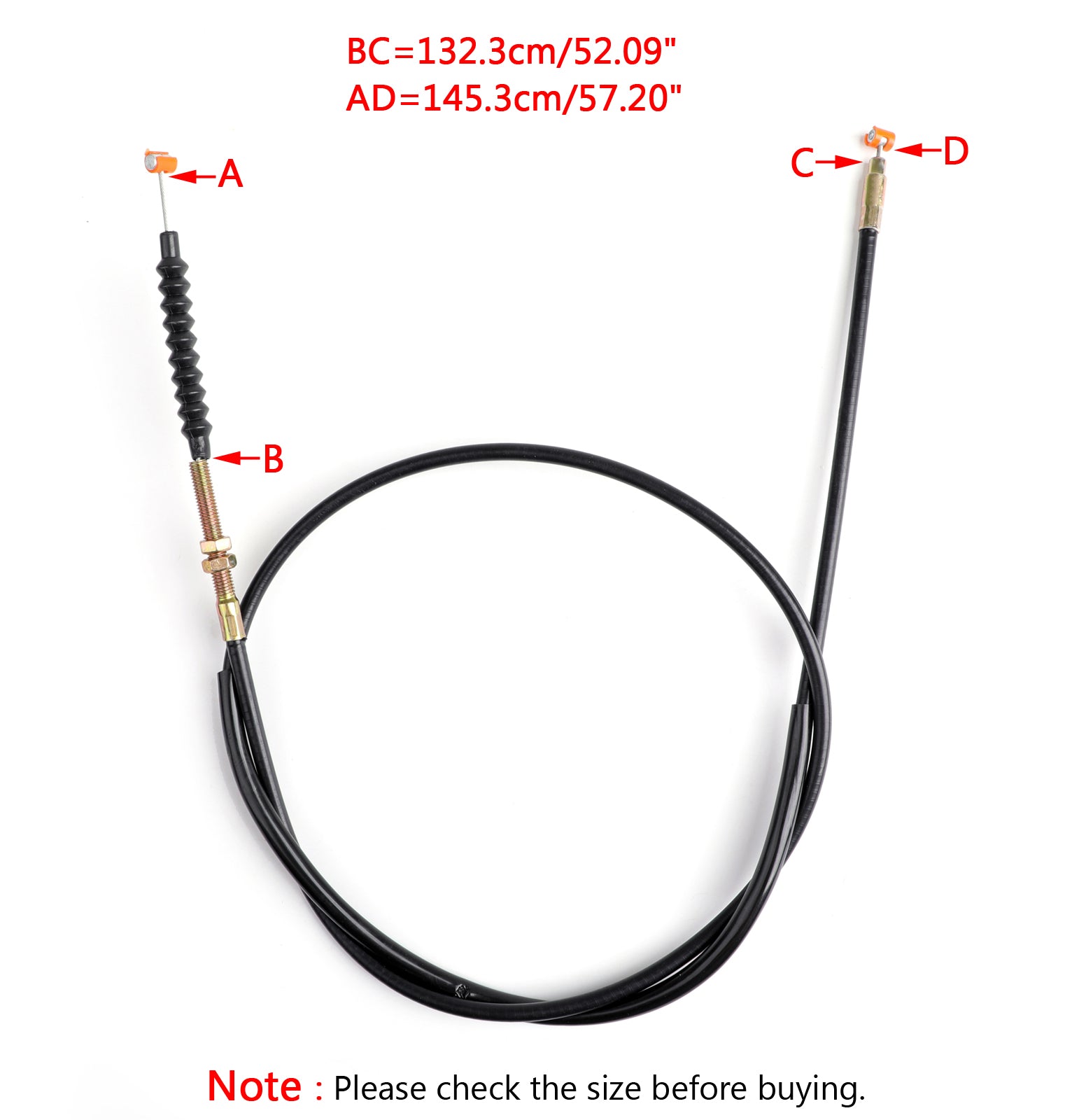 BMW HP4 K42 S1000RR K46 Motorcycle Wire Steel Clutch Cable Replacement