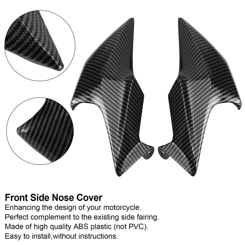 Carbon-Frontseiten-Nasenabdeckung, Scheinwerferverkleidung, Verkleidung für Kawasaki Z900 2020–2021
