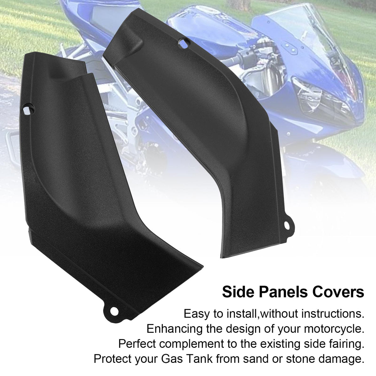 Gas Tank Side Trim Cover Panel Fairing Cowl for Yamaha YZF R1 1998-2001 Generic