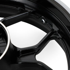 Cerchio ruota posteriore nero per Yamaha YZF R3 2015 2016 2017 2018 2019 2020 2021 2022 generico