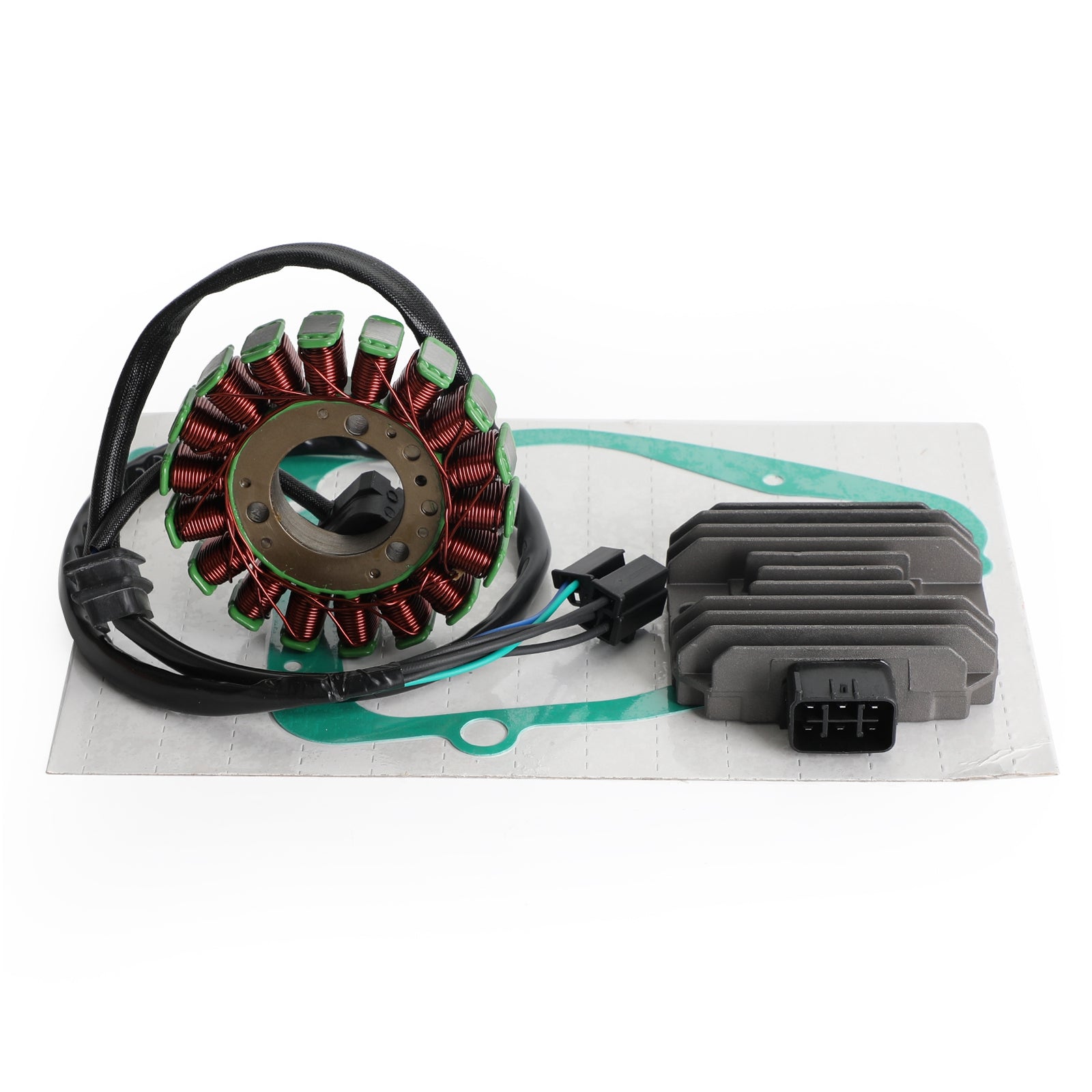 Magneto-Stator + Spannungsgleichrichter + Dichtung für Suzuki TU250X TU 250 X 2009–2019