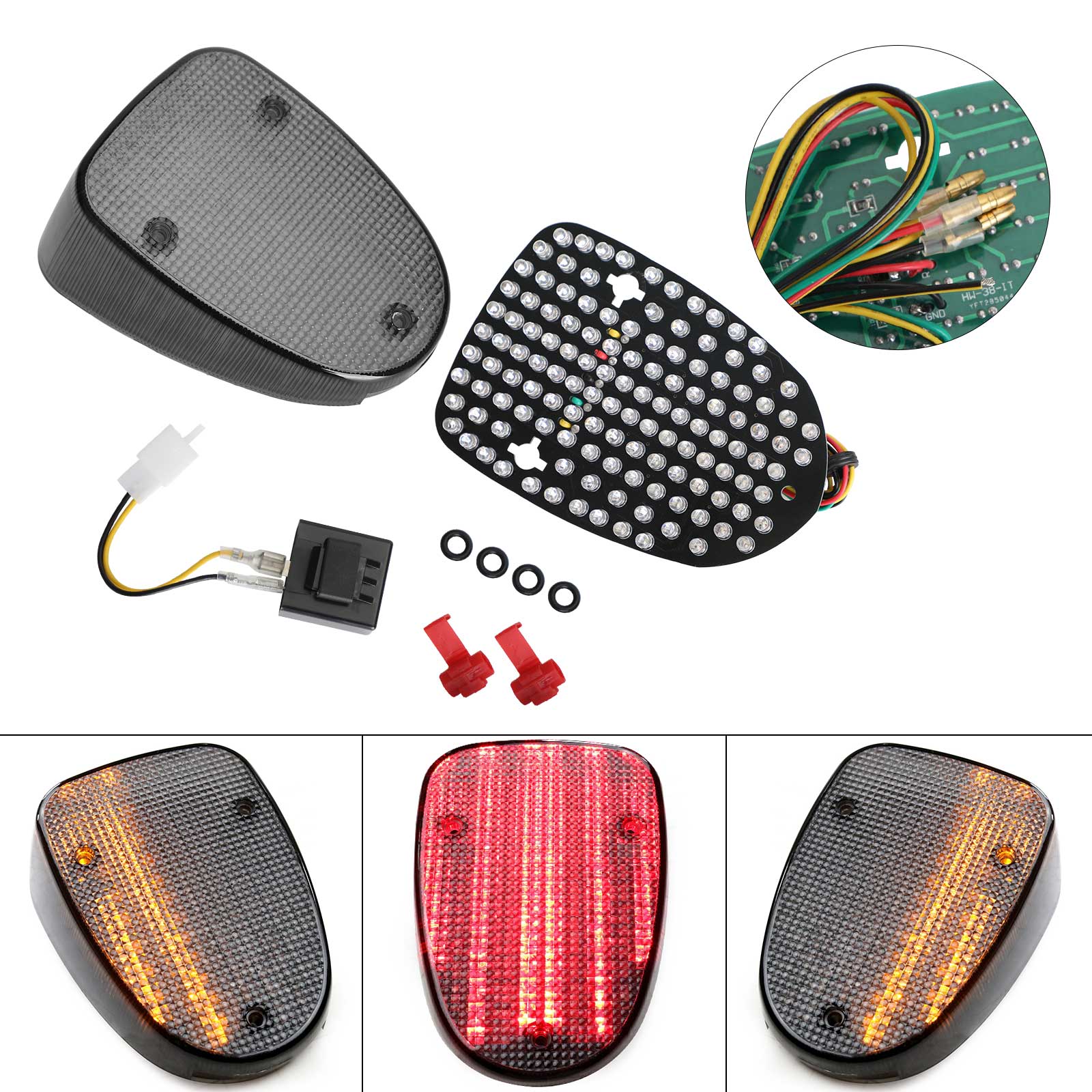 LED Tail Light Turn Signals for YAMAHA Royal Star V-Star Classic Road Star Generic