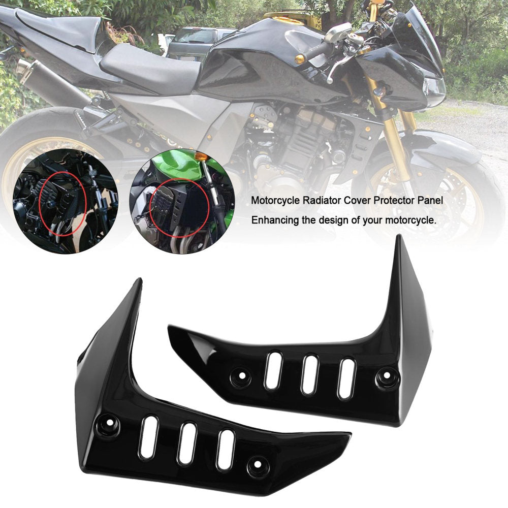 Panel protector de cubierta de radiador de motocicleta para Kawasaki Z750 2004-2007 genérico