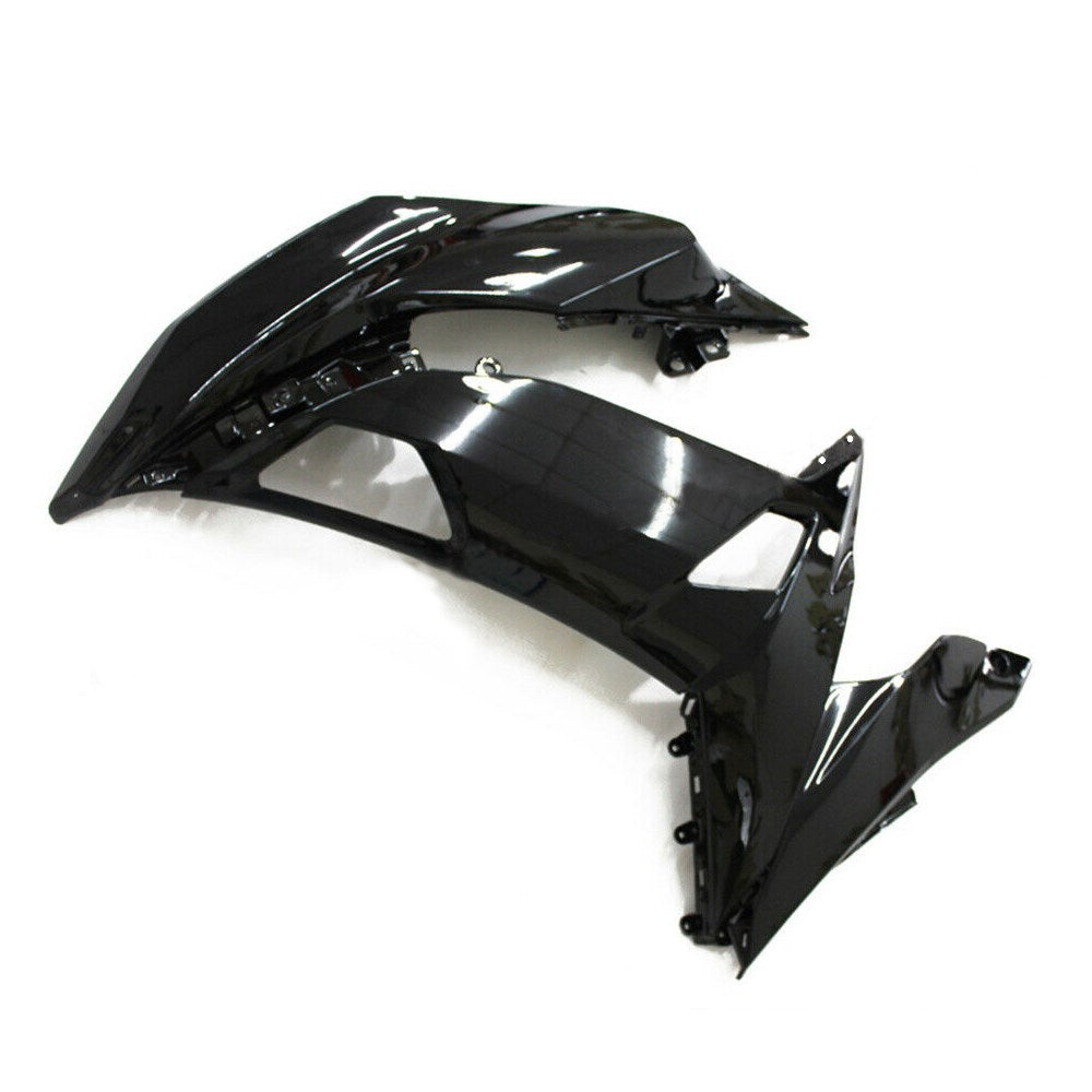 Amotopart Kawasaki Ninja 650 EX650 2017–2019 Verkleidung in glänzendem Schwarz