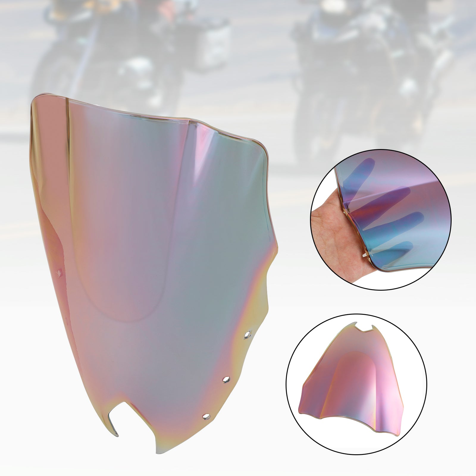 ABS Motorcycle Windshield WindScreen fit for Yamaha FZ6R FZ-6R FZS600 2009-2015