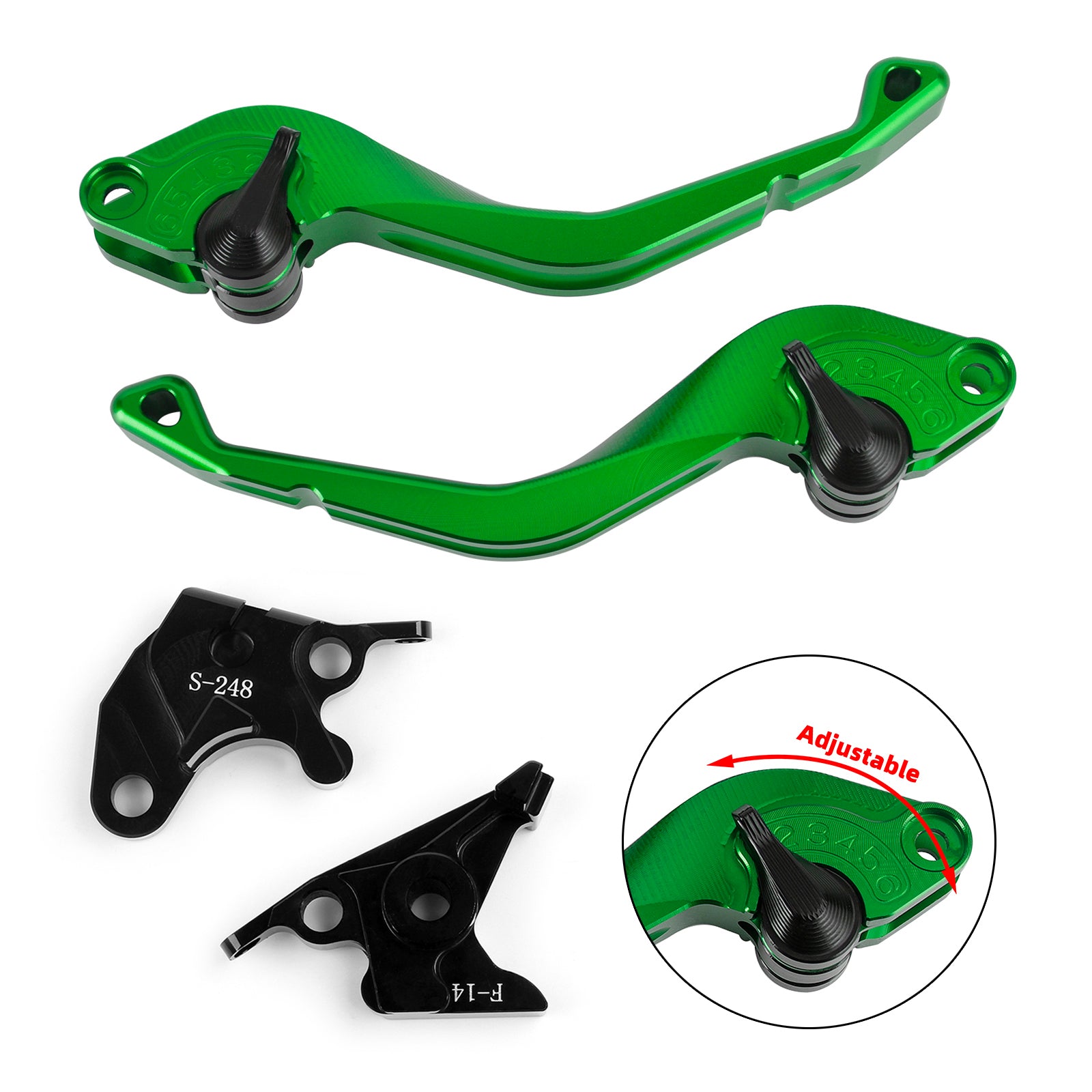 CNC Short Clutch Brake Lever fit for Suzuki GSXR600 750 1000 DL650 GSR600