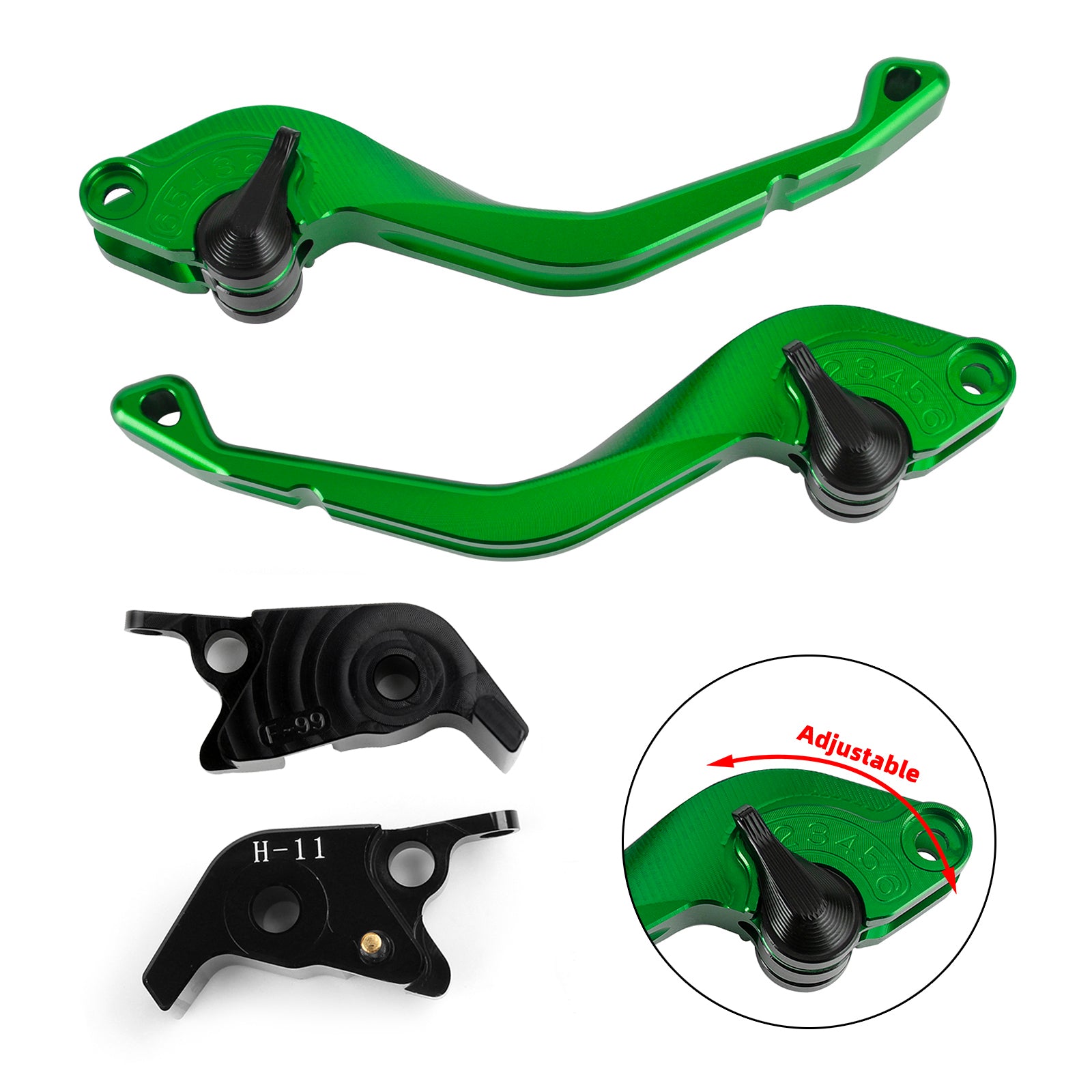 Leva freno frizione corta CNC adatta per Ducati 999/S/R 749/S/R 959 Panigale