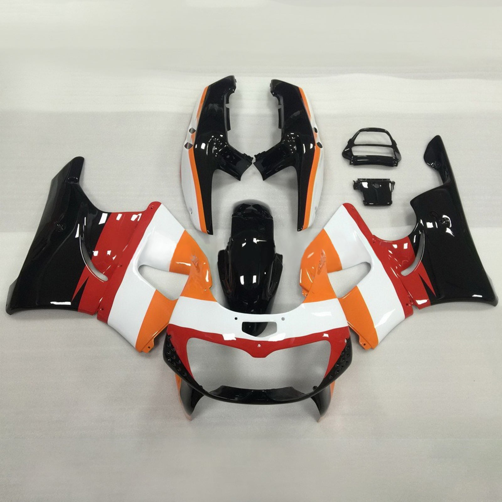 Amotopart 1994-1995 Honda CBR900RR 893 Fairing Orange&Red Kit