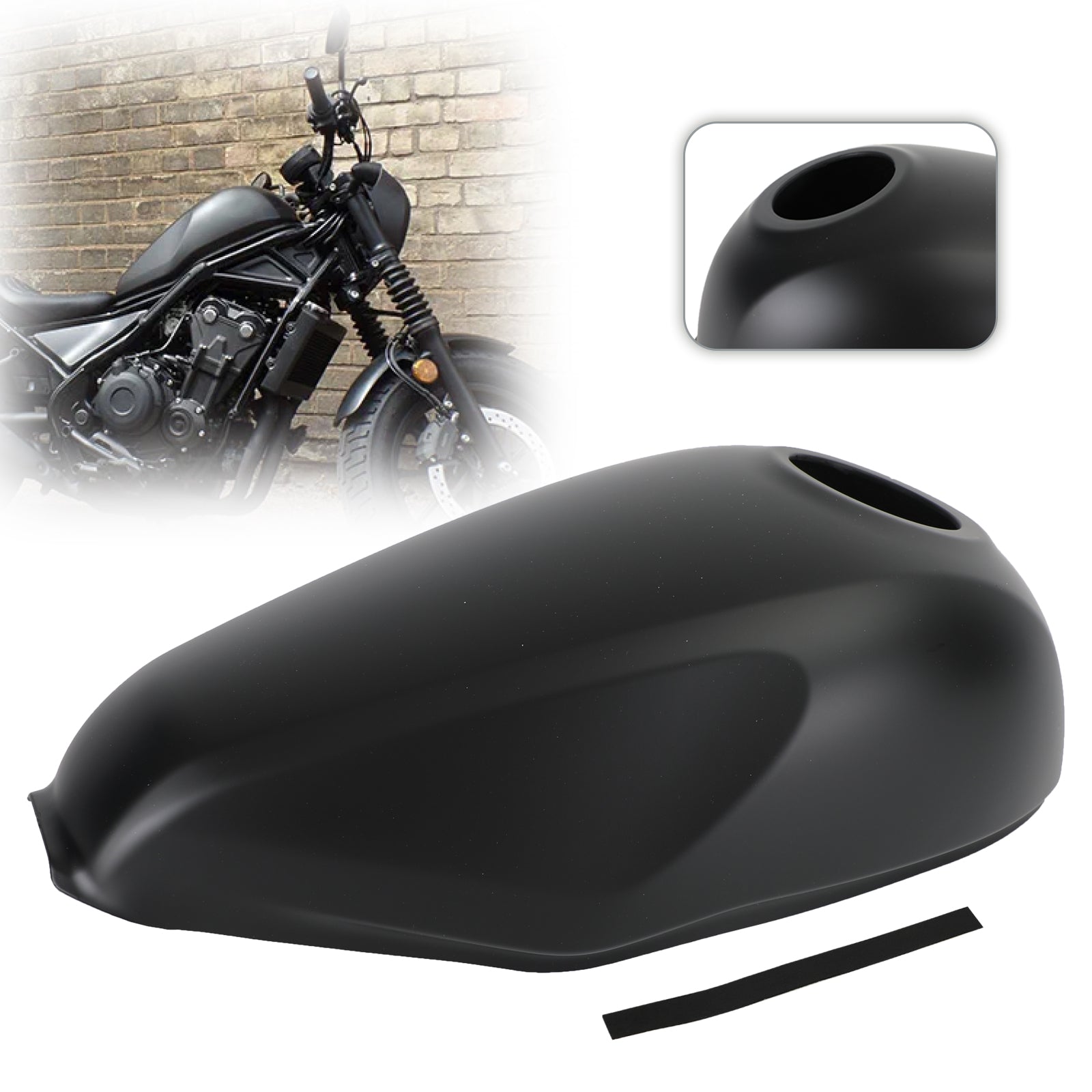 Gas Tank Cover Trim Fairing Cowl for Honda Rebel CMX300 CMX500 2017-2022 Generic