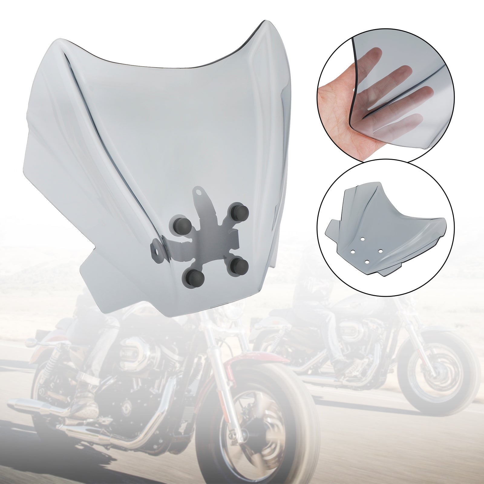 ABS Motorcycle Windshield WindScreen fit for HONDA CB650R 2019-2021 Generic