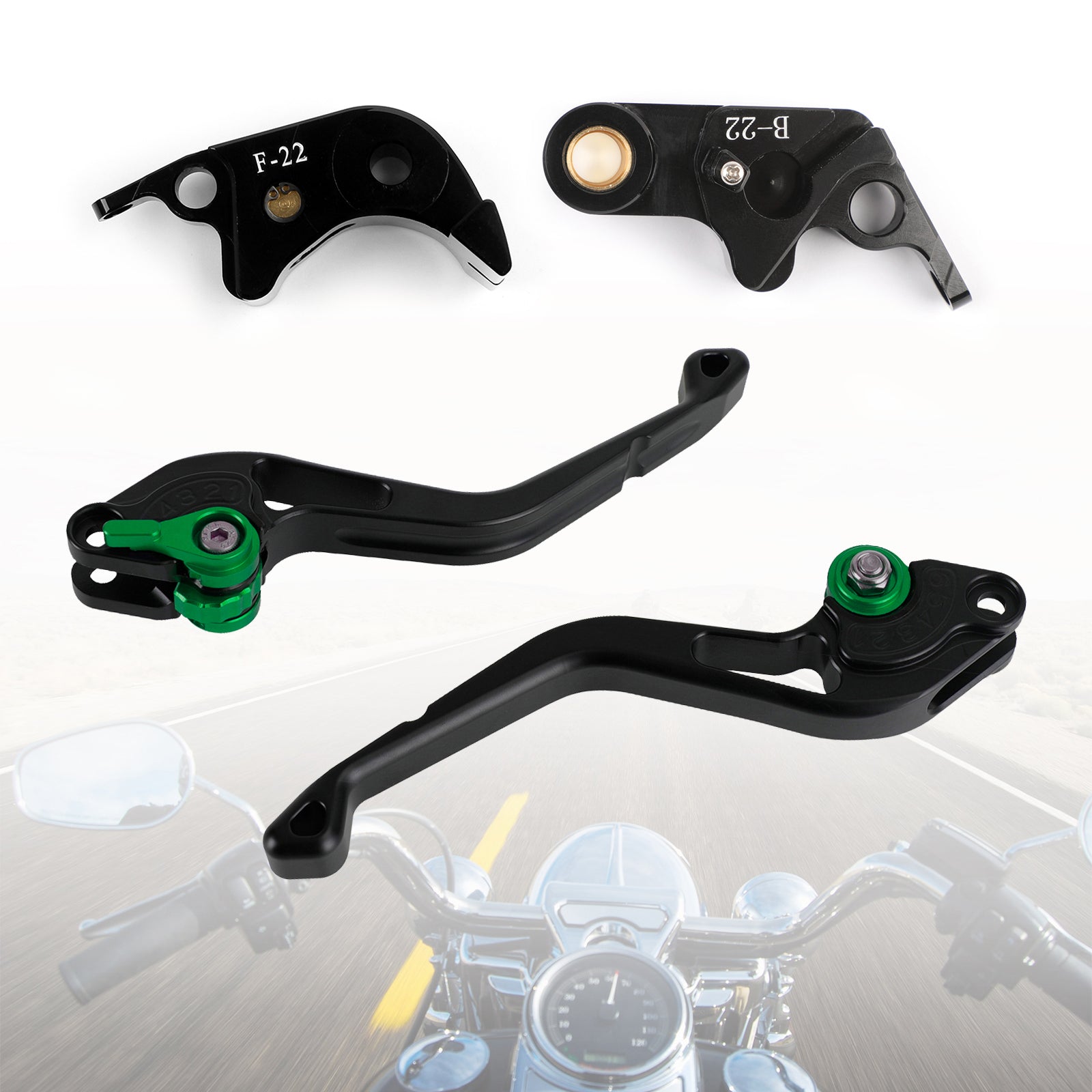 Nouveau levier de frein d'embrayage court adapté pour BMW S1000R S1000RR 2015-2018