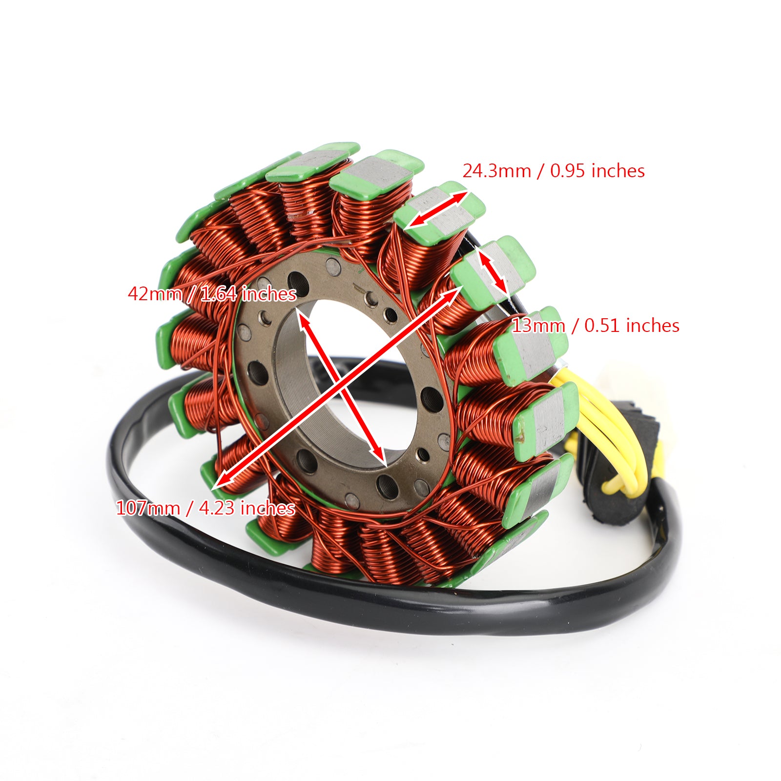 Stator magnéto d'alternateur pour Honda VT250 Spada/Castel VTR250 Interceptor 88-90