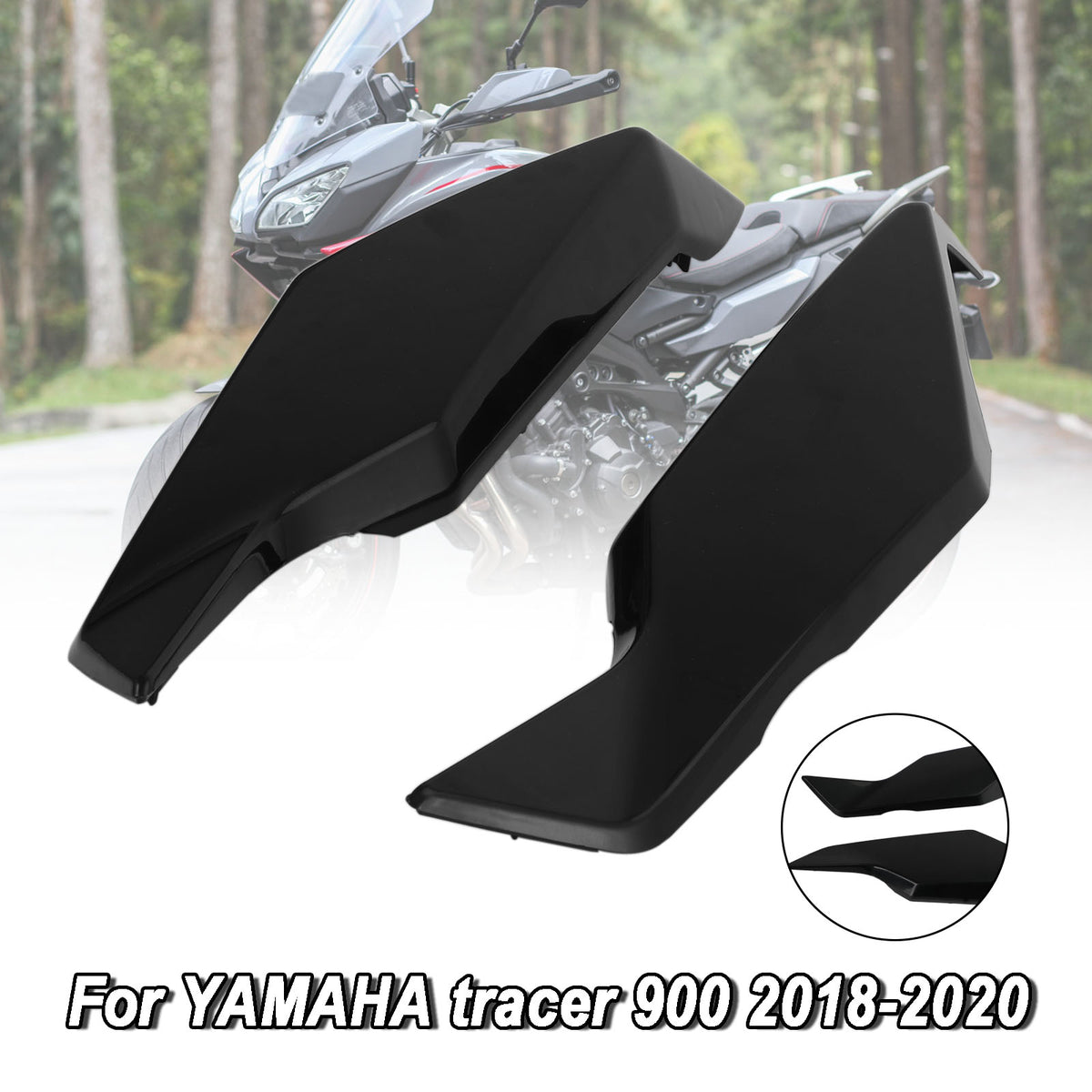 Carenatura della copertura laterale del sedile posteriore non verniciata per Yamaha Tracer 900/GT 2018-2020