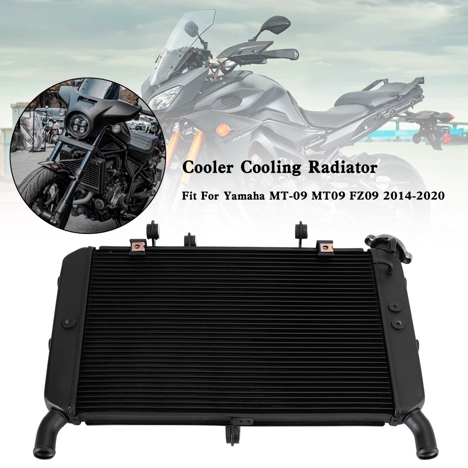 Yamaha FZ09 MT09 MT-09 TRACER 900 Radiator Cooler Cooling