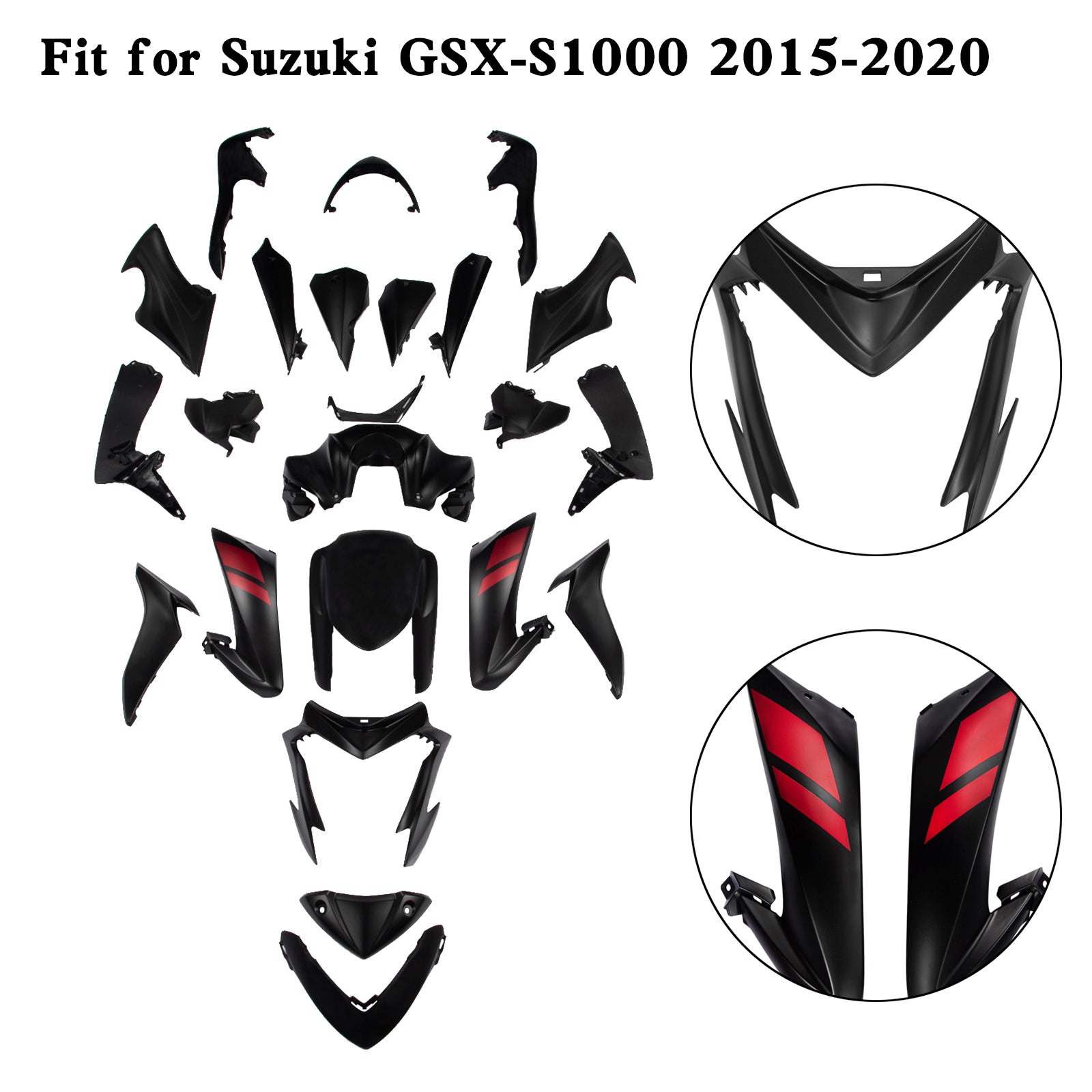 Amotopart (2015-2020) Suzuki GSX-S 1000 Fairing Kit Colletion 2